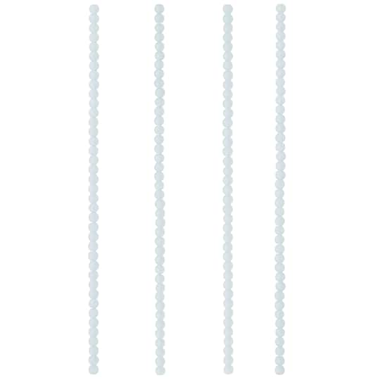 12 Pack: Light Sapphire Round Glass Beads, 4mm by Bead Landing™